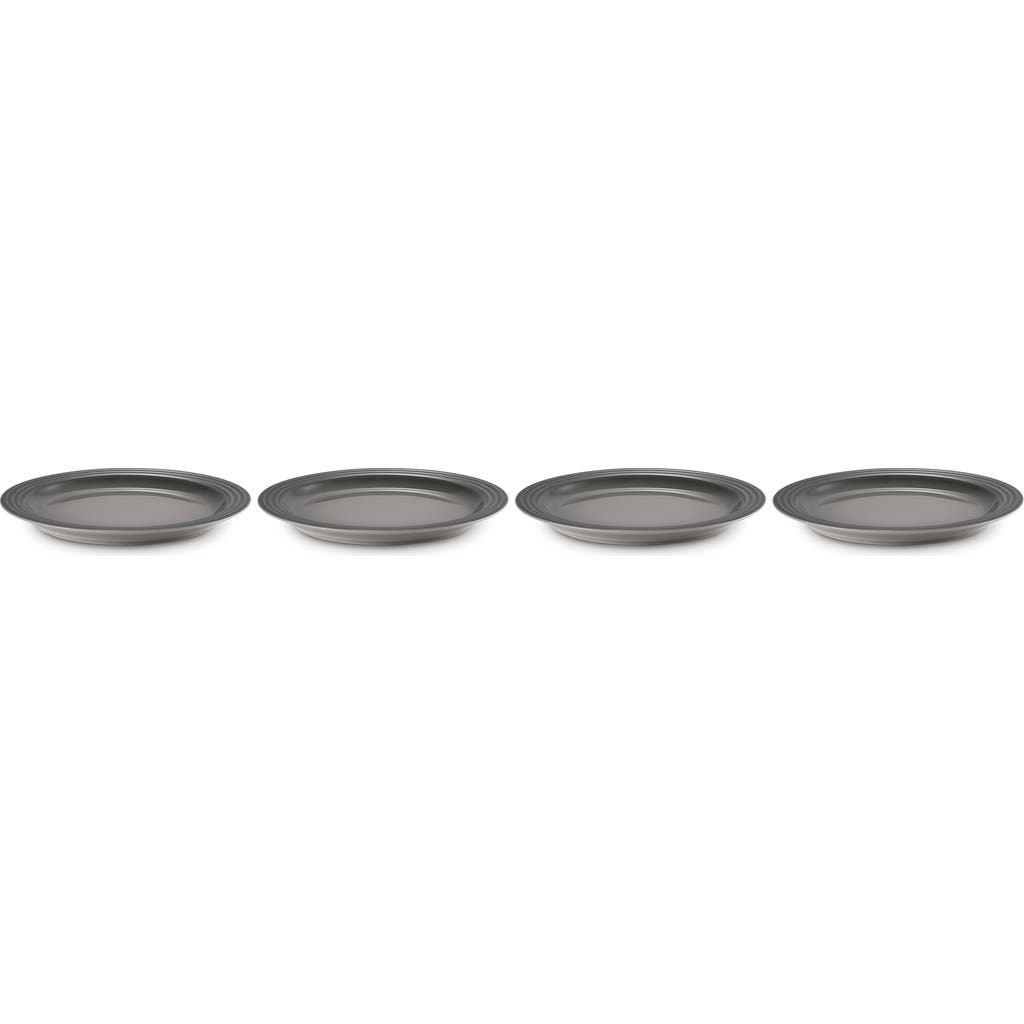 Le Creuset Vancouver Set Of 4 Salad Plates In Oyster