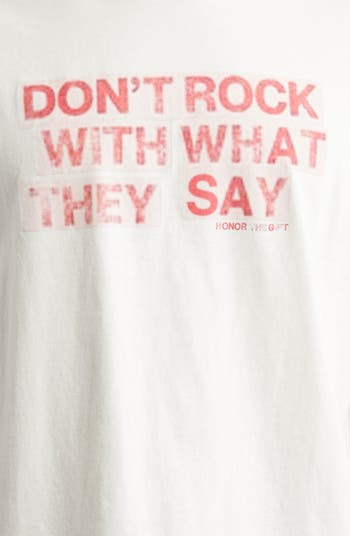 What They Say Cotton Graphic T-Shirt