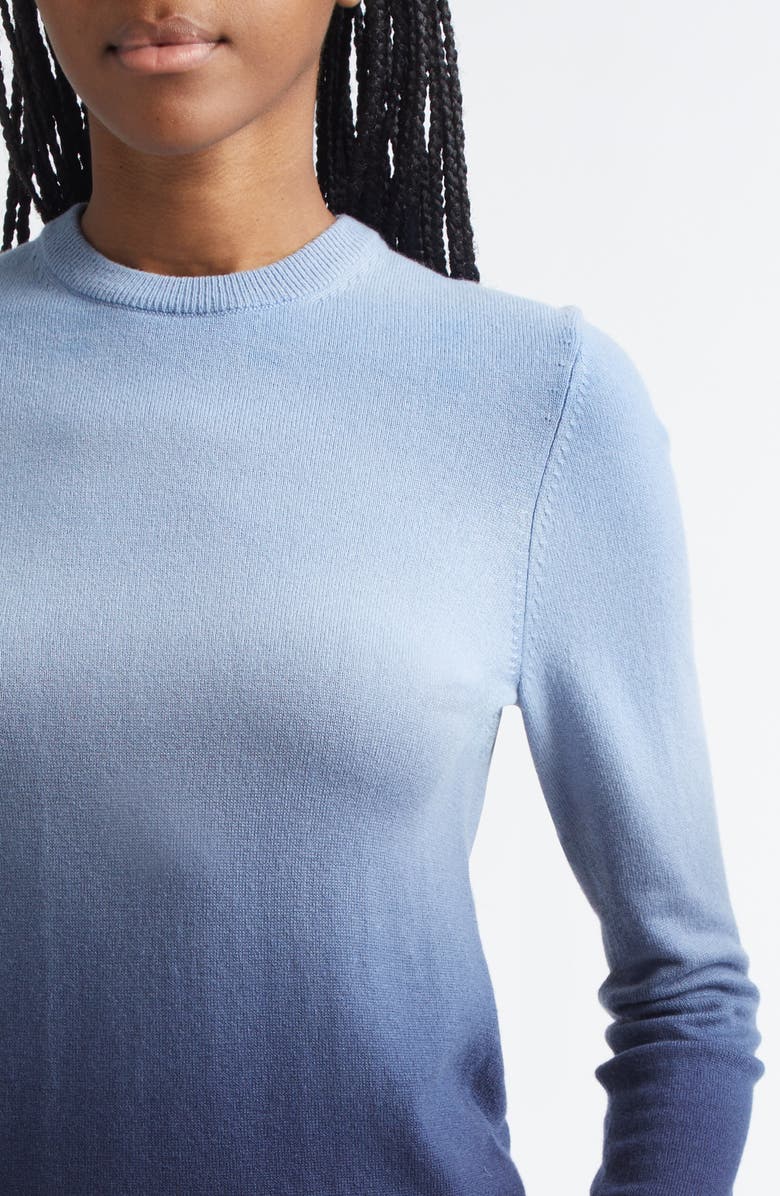 Michael Kors Collection Ombré Cashmere Sweater, Alternate, color, Lake Multi