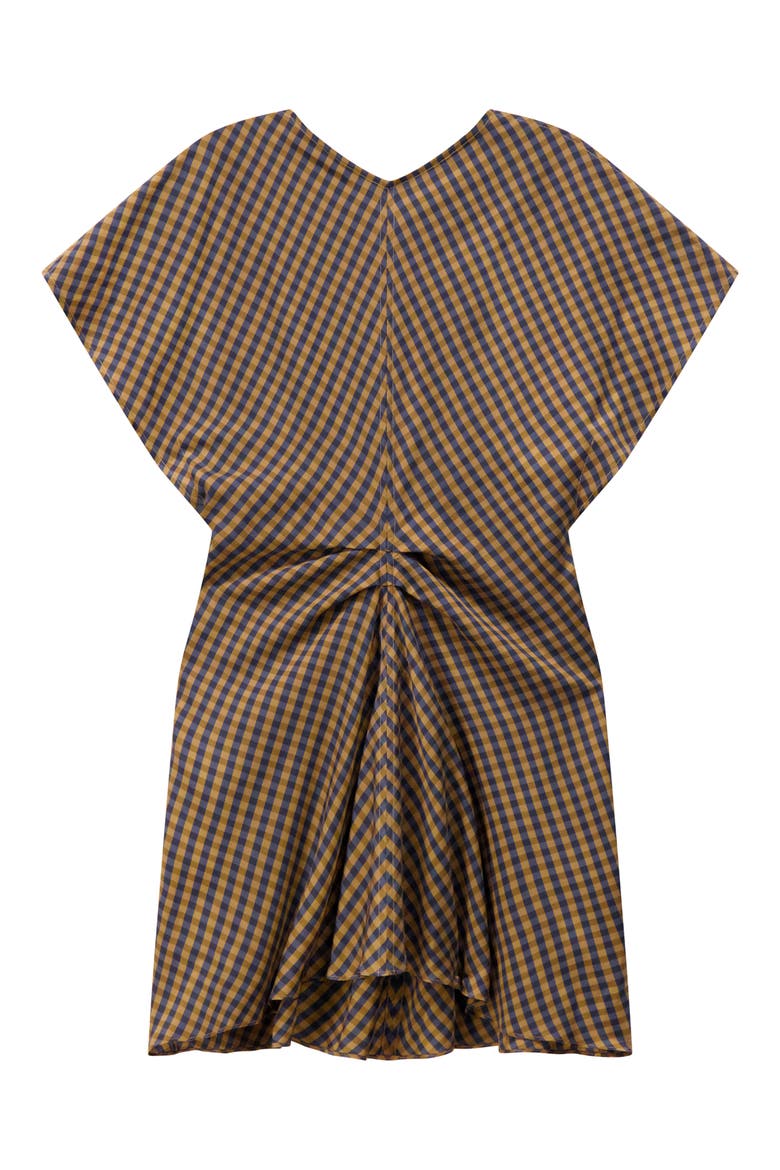 Leni Gingham Minidress, Alternate, color, PECAN/ NAVY