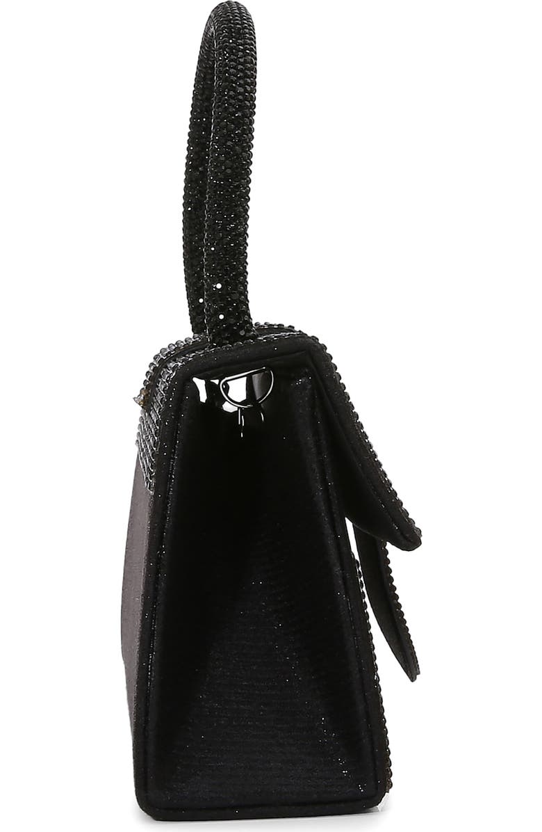 BERNESS Rhinestone Embellished Top Handle Bag, Alternate, color, Black