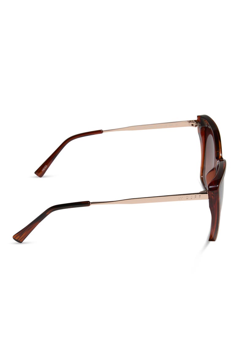 Heidi 56mm Cat Eye Sunglasses, Alternate, color, MAHOGANY TORT