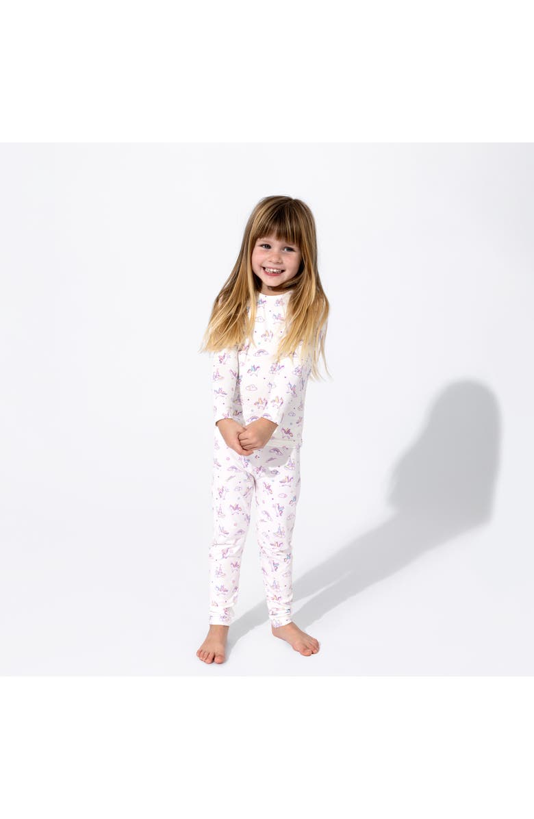 Bellabu Bear Kids' Unicorn Set of 2 Piece Pajamas, Alternate, color, Unicorn