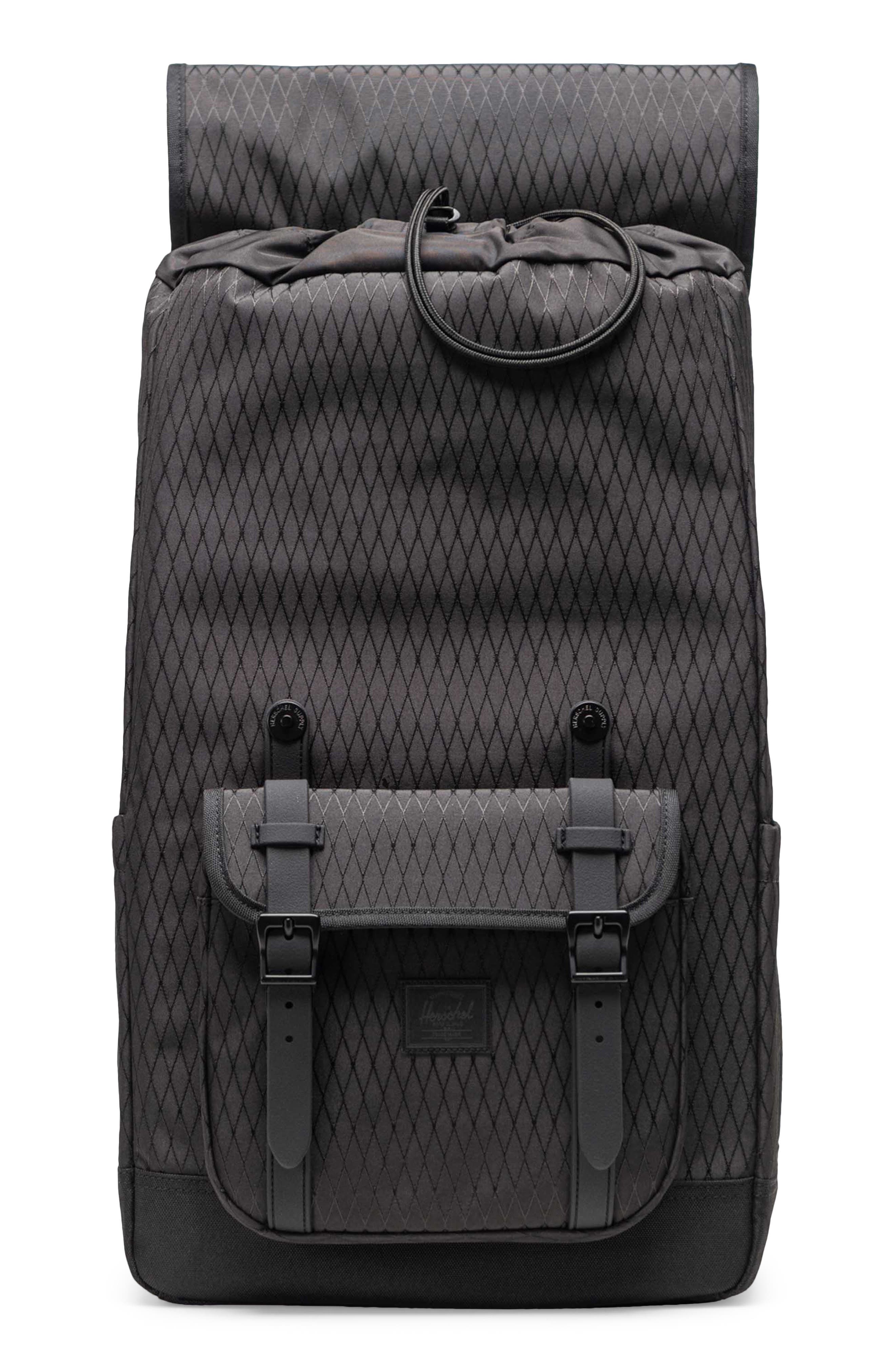 Herschel Supply Co. Little America Backpack, Alternate, color, Black Diamond/Black