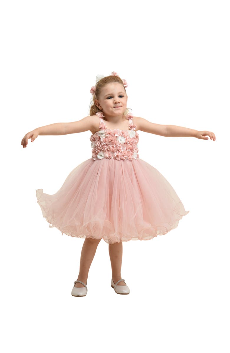 Tulleen Campanula Dress, Alternate, color, Pink