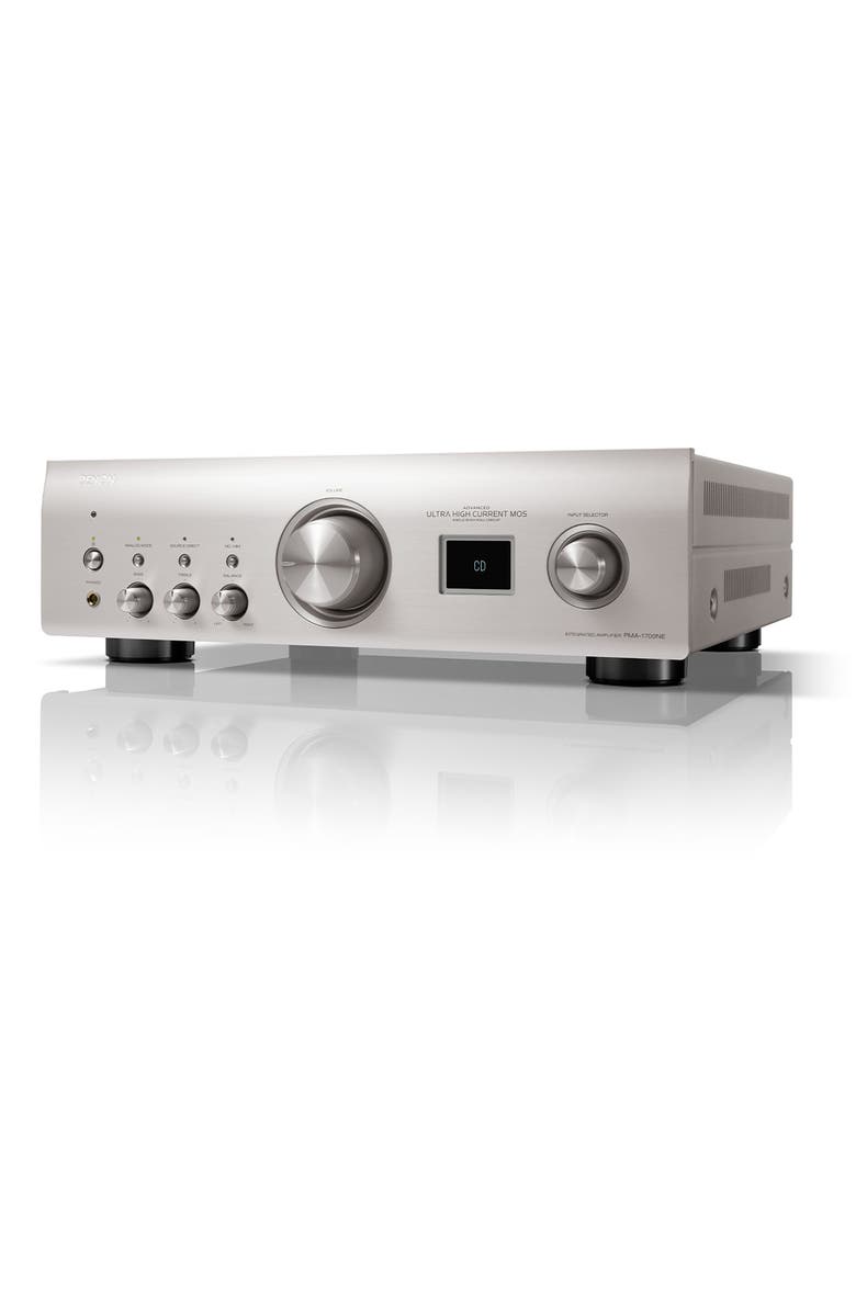 Denon PMA-1700NE Integrated Amplifier with 140W Power per Channel, Alternate, color, Silver