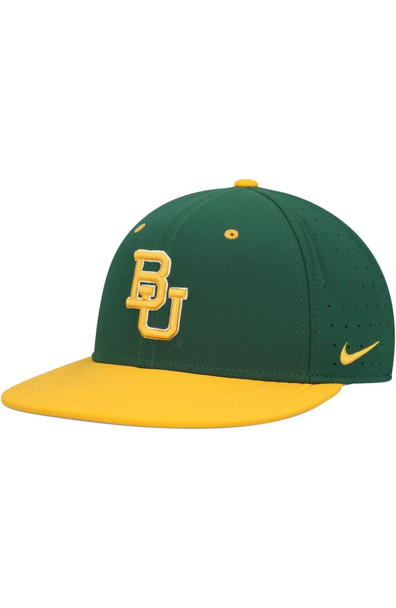 Nike Men's Nike Green Baylor Bears Aero True Baseball Performance Fitted Hat, Main, color, Green