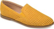 Journee Collection Lucie Perforated Flat Loafer - Wide Width Available