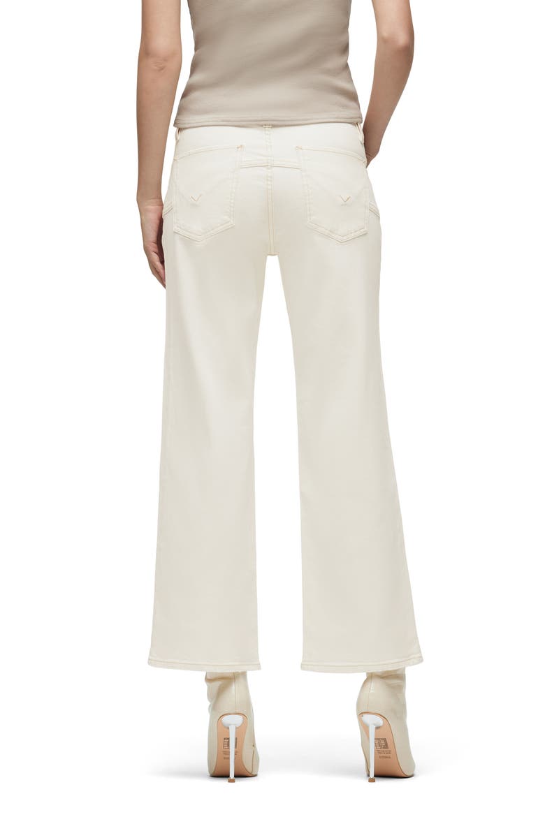 Rosie High Waist Ankle Wide Leg Jeans, Alternate, color, ECRU