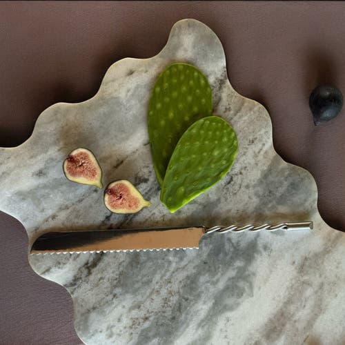 Meso Goods Kara Bread Knife By Diego Olivero In Silver