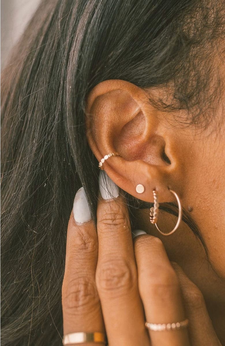 MADE BY MARY Poppy Ear Cuff - Single, Alternate, color, Gold Filled
