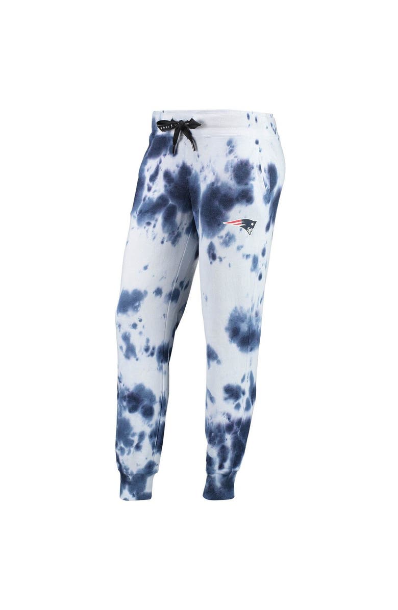 DKNY SPORT Women's DKNY Sport White/Navy New England Patriots Melody Tie-Dye Jogger Pants, Alternate, color, White
