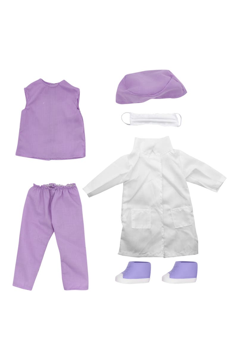 Style Girls 18" Doctor Dress Up Set 15 Pcs, Alternate, color, Purple