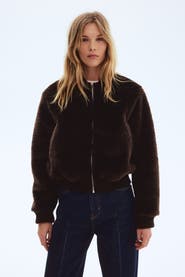 H&M Pile Bomber Jacket