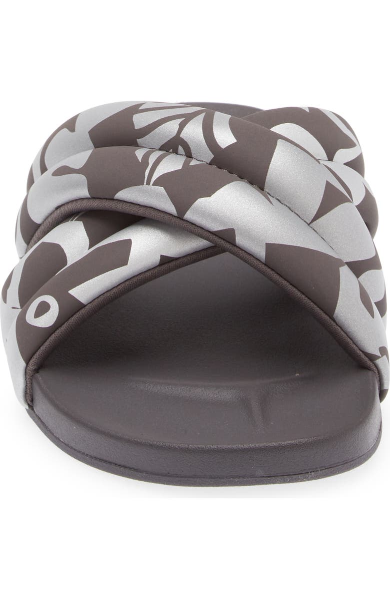 OluKai Hila Water Resistant Slide Sandal, Alternate, color, Silver / Pavement