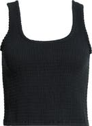 Marine Layer Coralina Crop Cotton Rib Tank