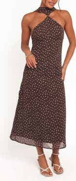 Petal & Pup Elva Midi Halter Dress