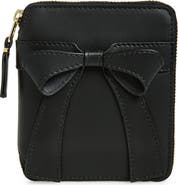 Comme des Garçons Wallets Big Bow Leather Zip Wallet