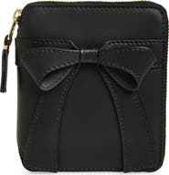 Comme des Garçons Wallets Big Bow Leather Zip Wallet