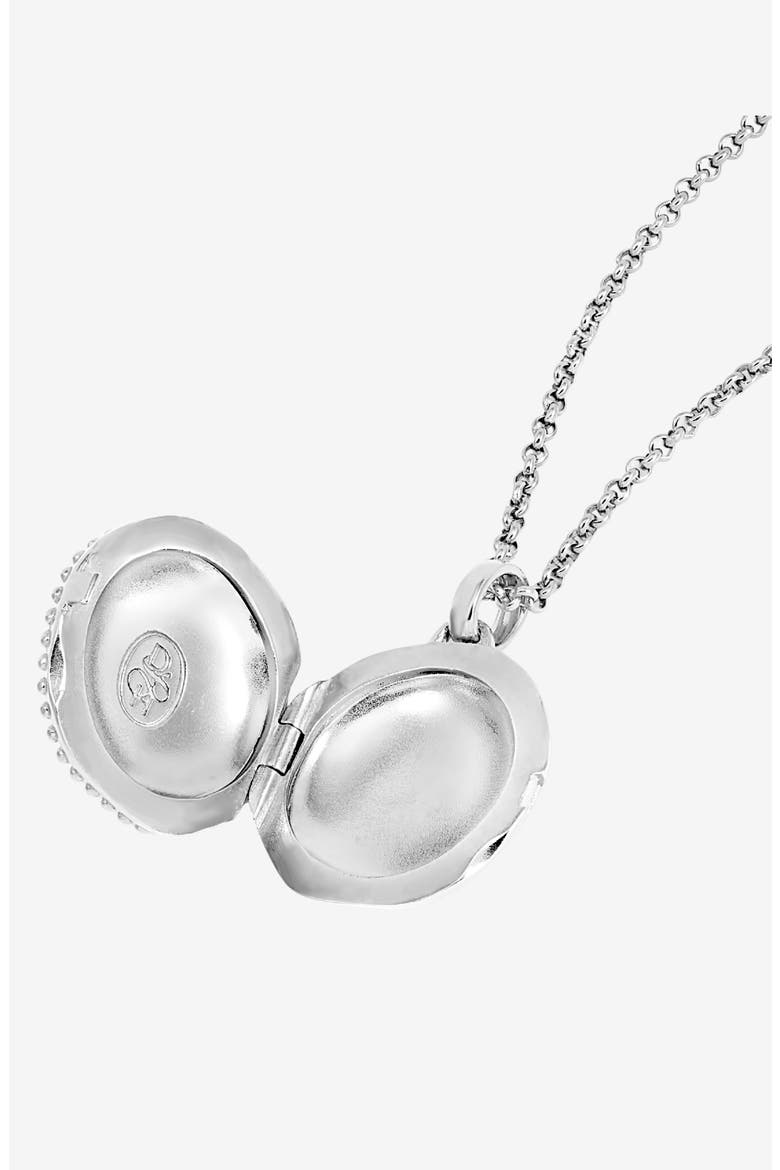 True North Diamond Locket, Alternate, color, Sterling Silver