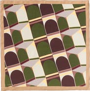 Lost Pattern Modular Silk Pocket Square