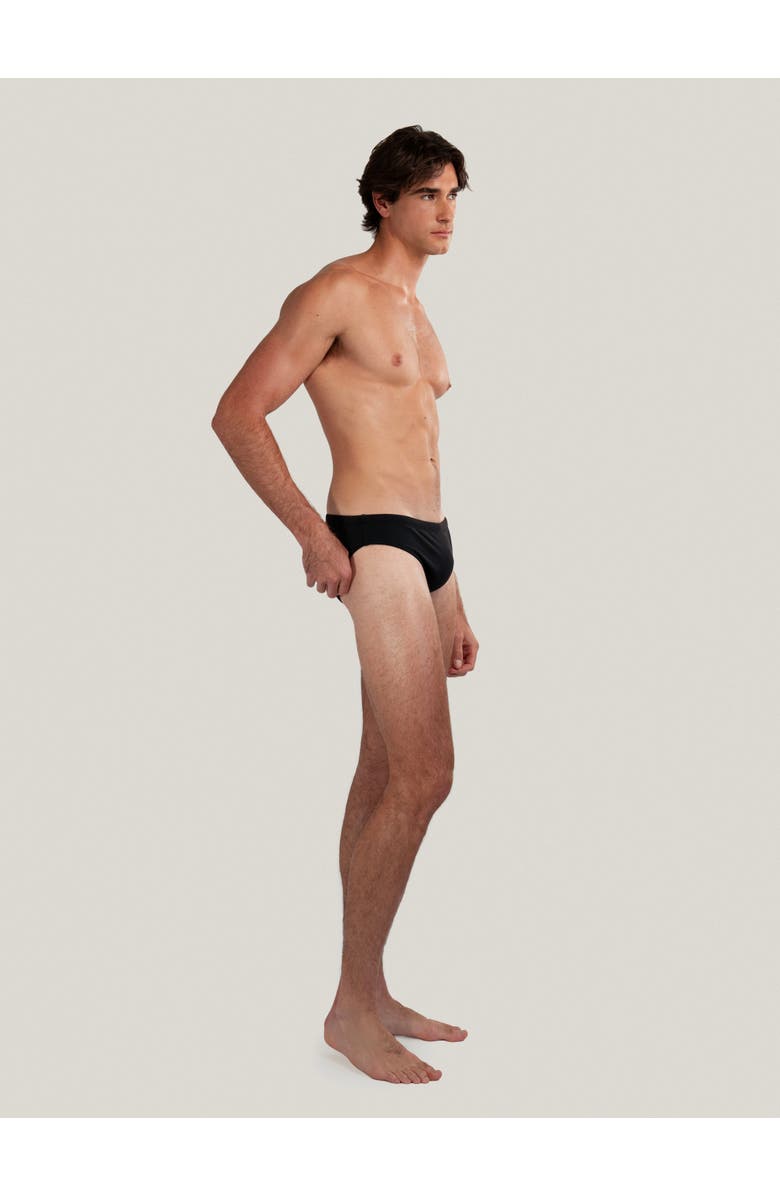 GoodPark Dune Modern Cut Classic Stretch Swim Brief, Alternate, color, Black
