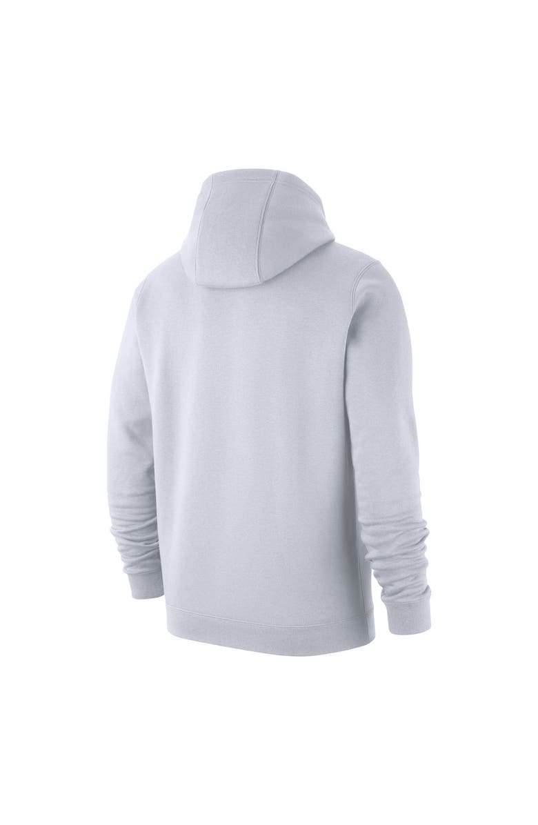 Nike Men's Nike White Michigan Wolverines Logo Club Pullover Hoodie, Alternate, color, 