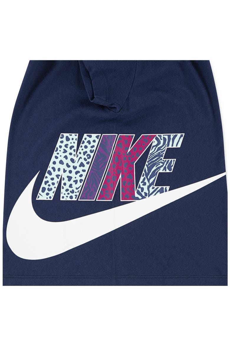Kids' Wild Warmth Cotton Graphic T-Shirt, Alternate, color, MIDNIGHT NAVY