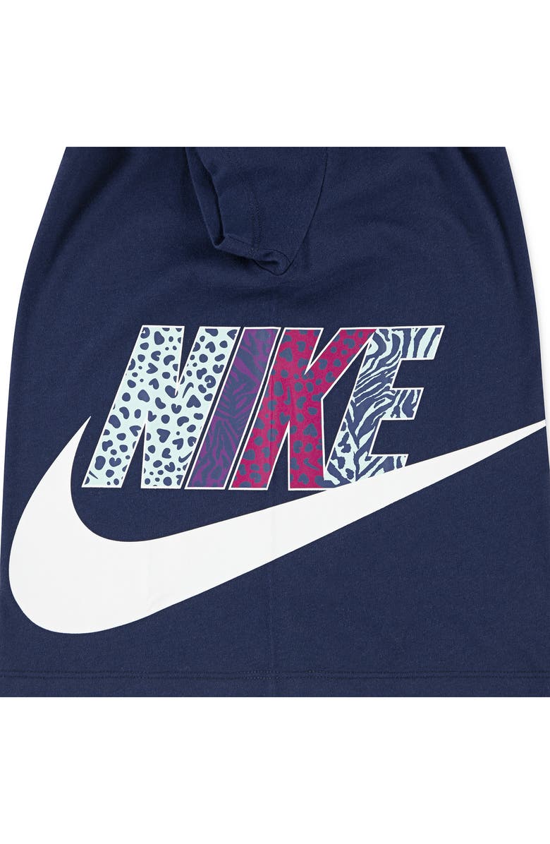 Nike Kids' Wild Warmth Cotton Graphic T-Shirt, Alternate, color, Midnight Navy