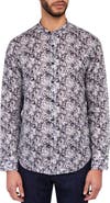 Brooklyn Brigade Poplar Cherry Blossom Mandarin Collar Shirt