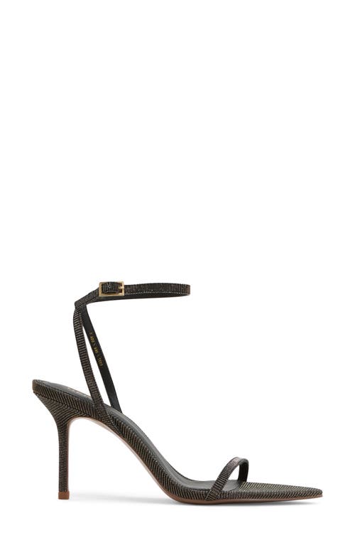 Reiss Ankle Strap Pointed Toe Sandal In Brown