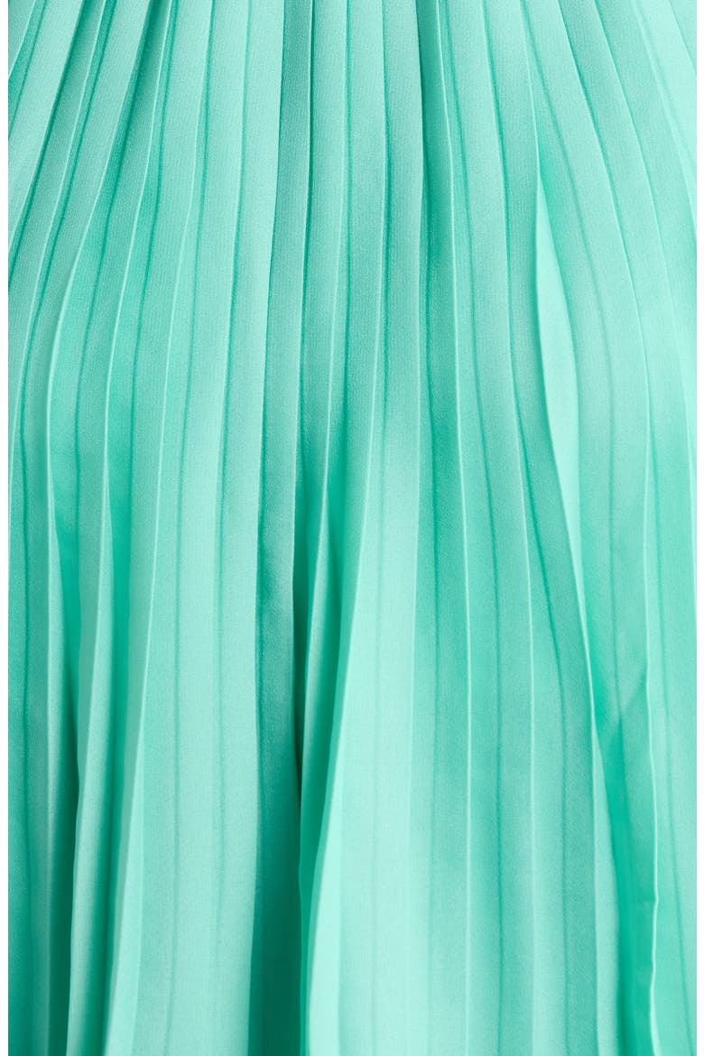 Sealy Pleated Sleeveless Tiered Maxi Dress, Alternate, color, GREEN-MULTI