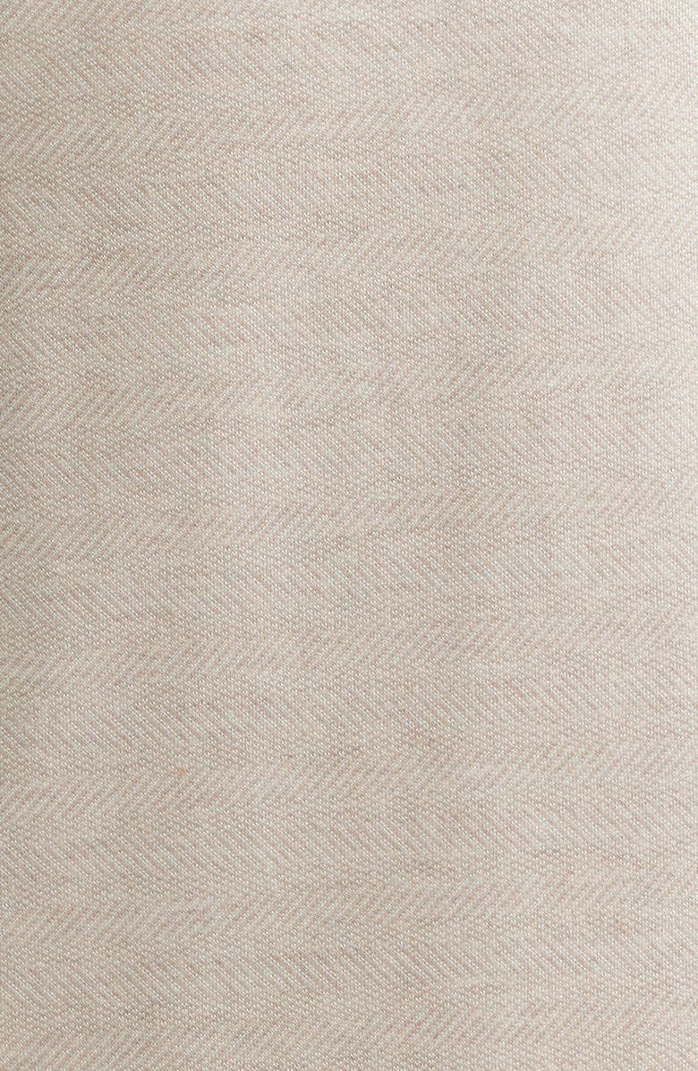 Peter Millar Crown Crafted Excursionist Flex Herringbone Polo, Alternate, color, Truffle