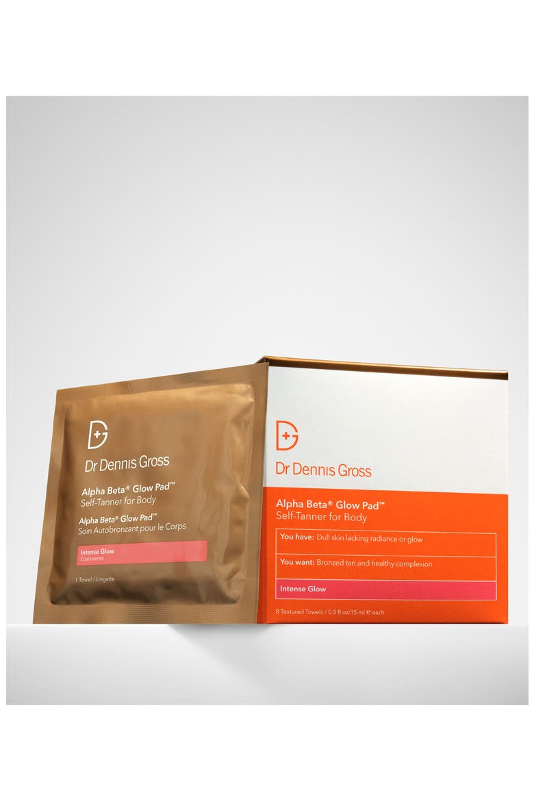 'Alpha Beta® Glow Pads' Exfoliating Anti-Aging Self-Tanner for Body, Main, color, NO COLOR