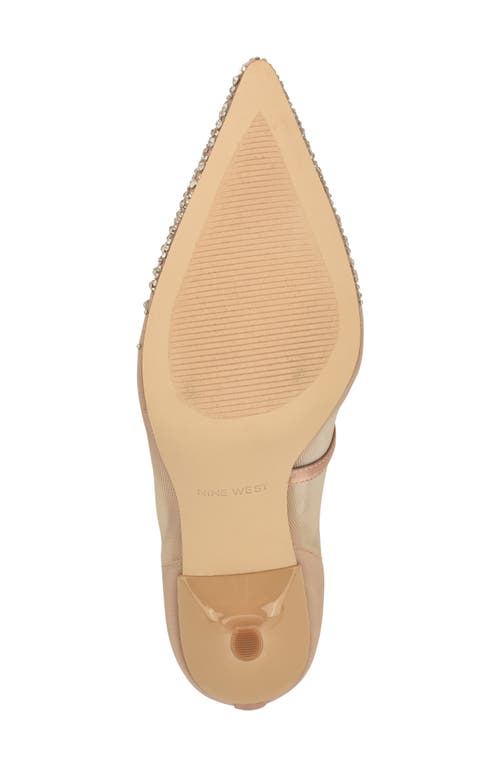 Nine West Jamiey Pointed Toe Pump In Brown