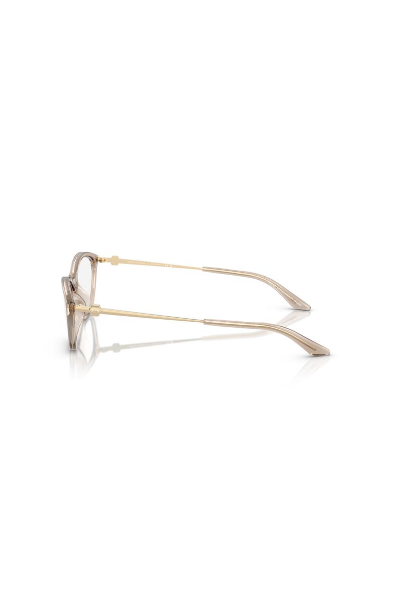 Armani Exchange 54mm Irregular optical glasses, Alternate, color, Beige