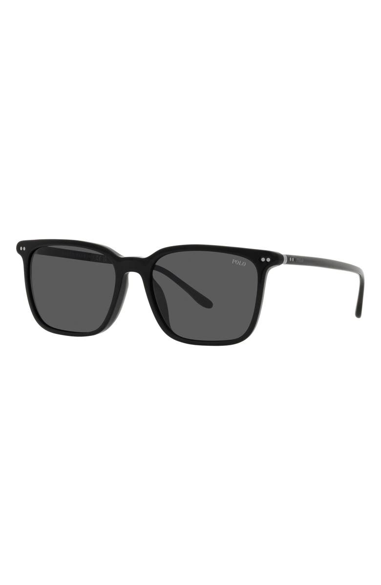 Polo Ralph Lauren 56mm Square Sunglasses, Alternate, color, 