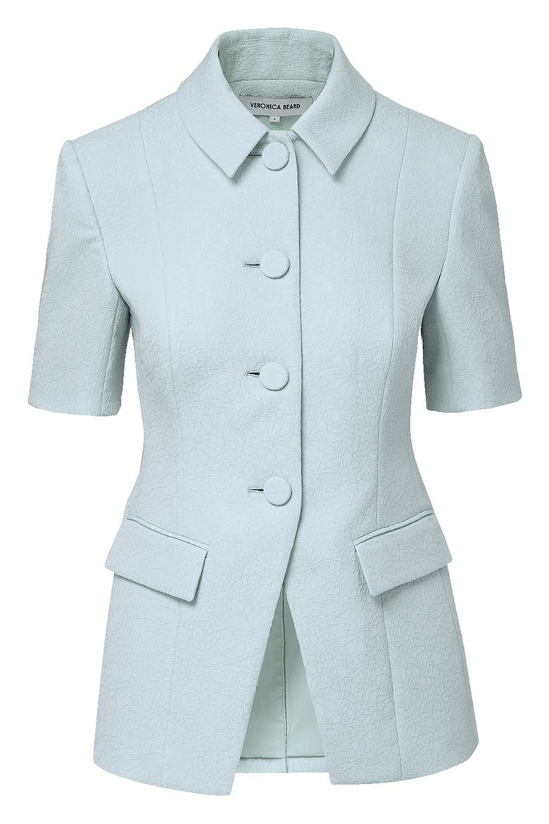 Bodie Floral Embroidery Jacket, Alternate, color, BLUE STREAM