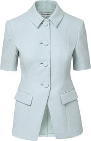 Veronica Beard Bodie Floral Embroidery Jacket