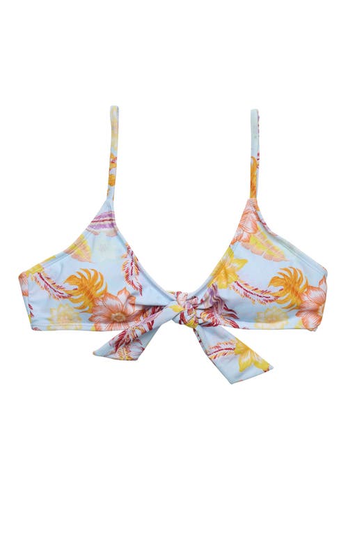 Snapper Rock Bow Front Sustainable Bikini Top In Multi