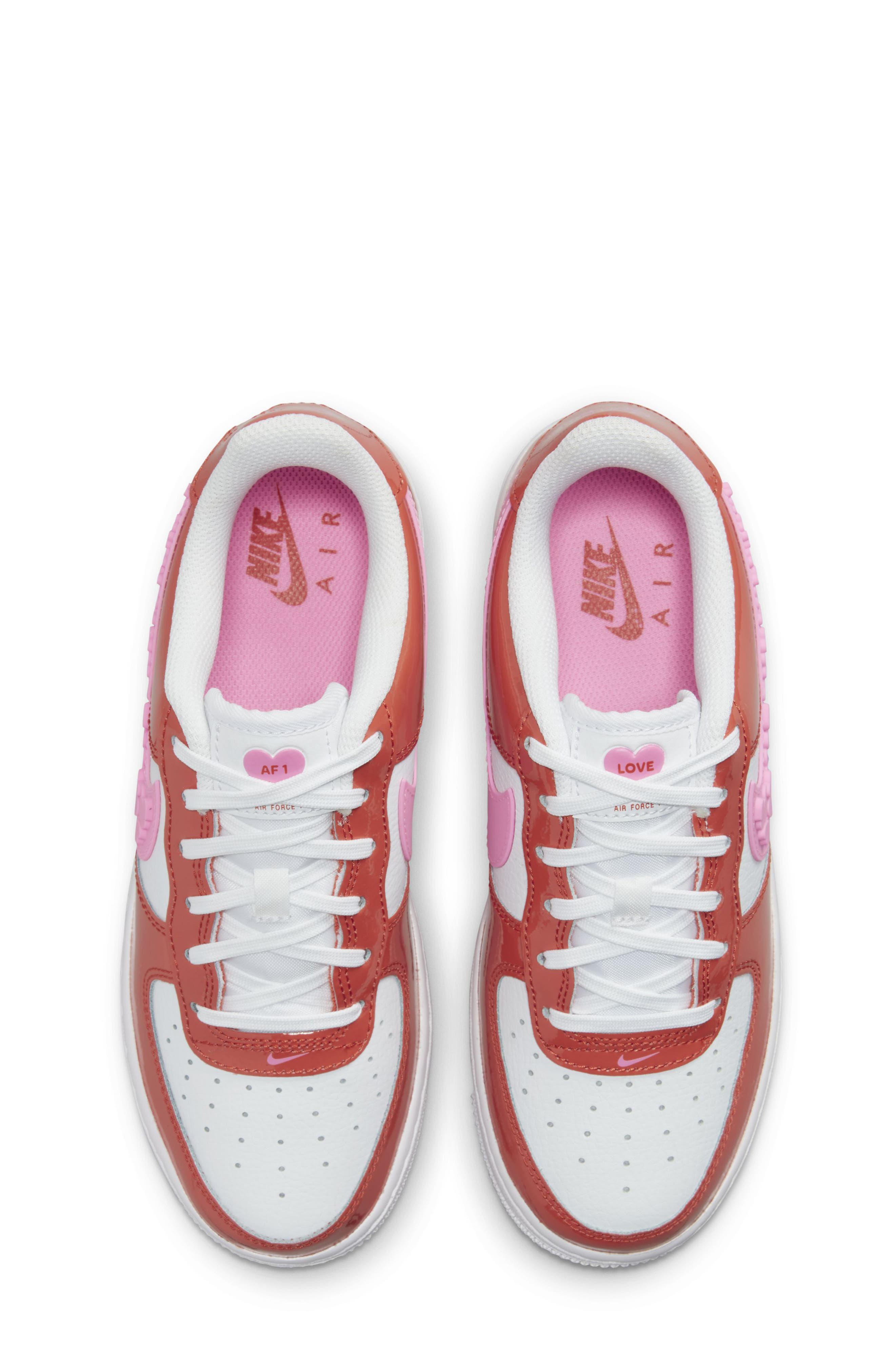 Nike Air Force 1 LV8 3D Hearts Basketball Sneaker, Alternate, color, 