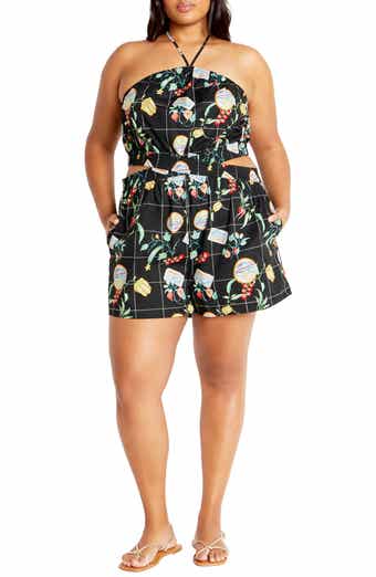 City Chic Almay Halter Romper