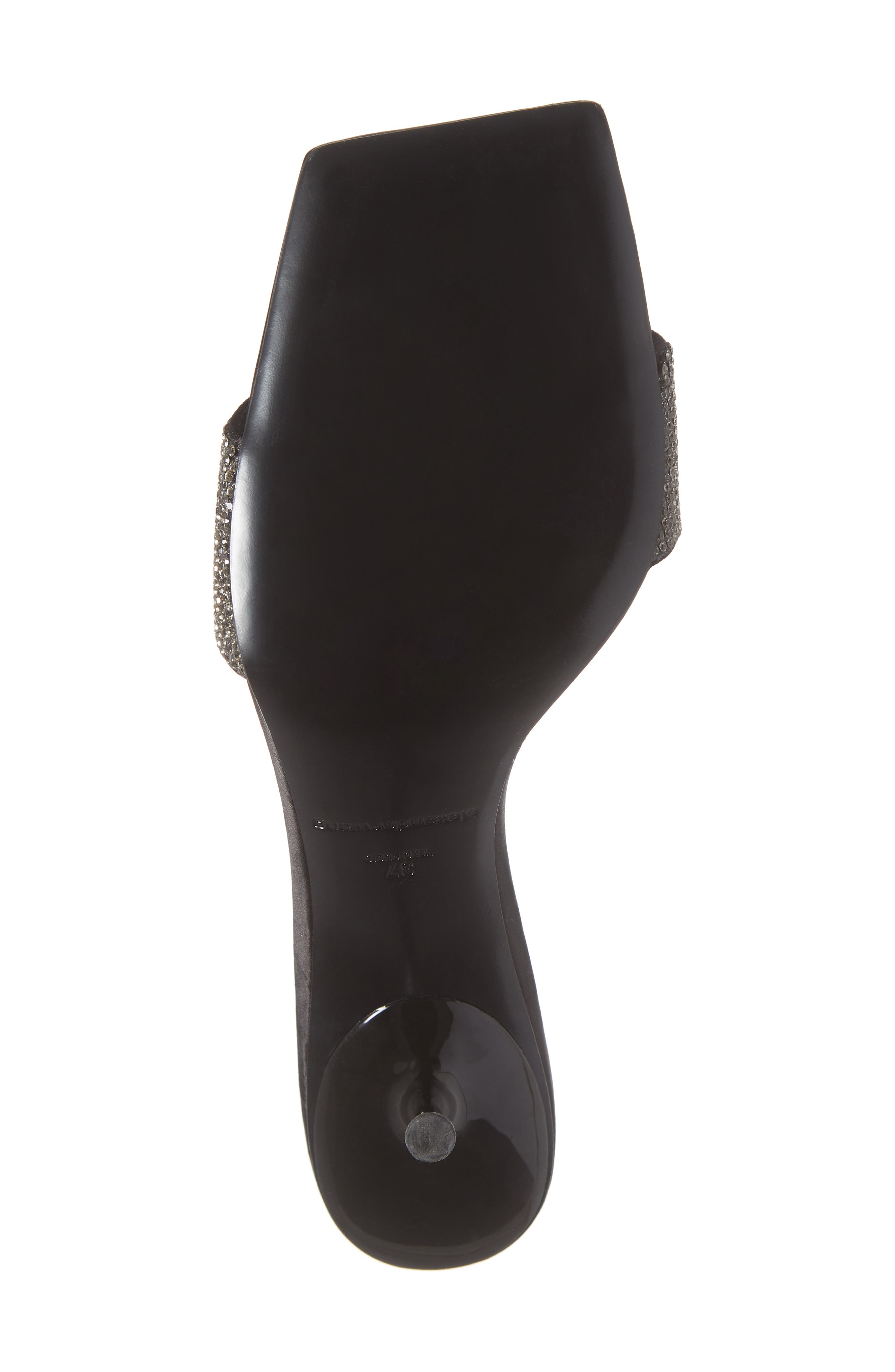 Alexander Wang Jessie Crystal Kitten Heel Sandal, Alternate, color, 