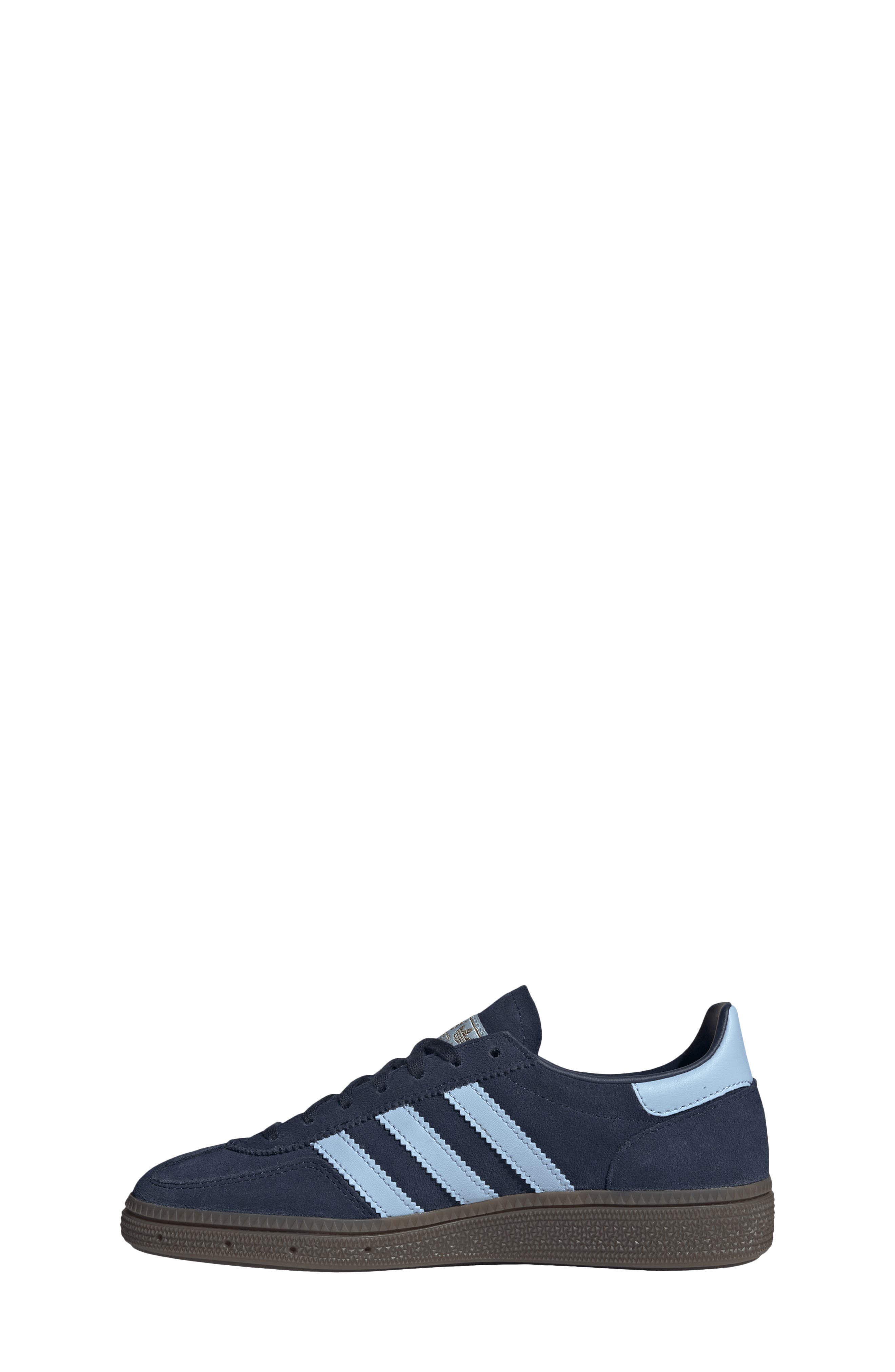 adidas Kids' Handball Spezial Sneaker, Alternate, color, Collegiate Navy/Clear Sky/Gum