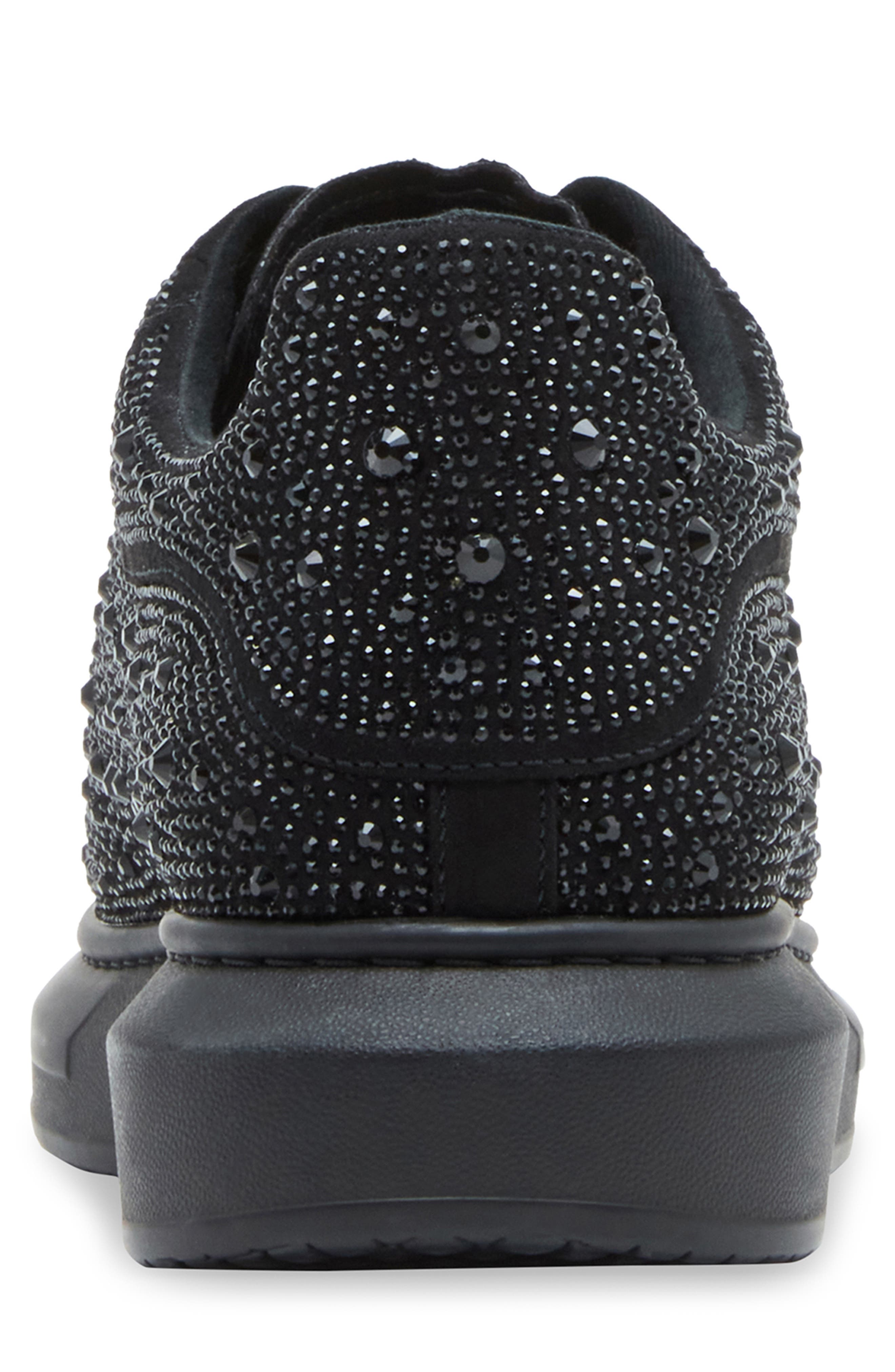 Steve Madden Icebergg Rhinestone Sneaker, Alternate, color, 