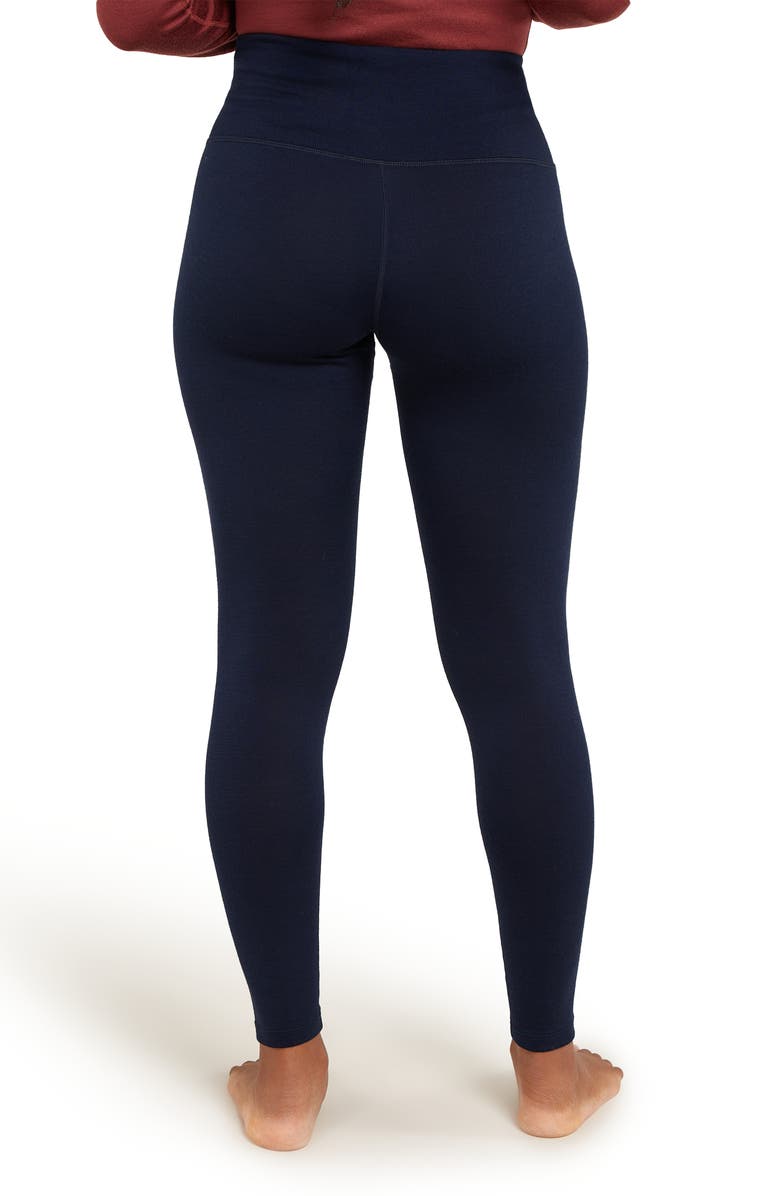 Icebreaker Merino Wool 260 Tech Leggings, Alternate, color, Midnight Navy