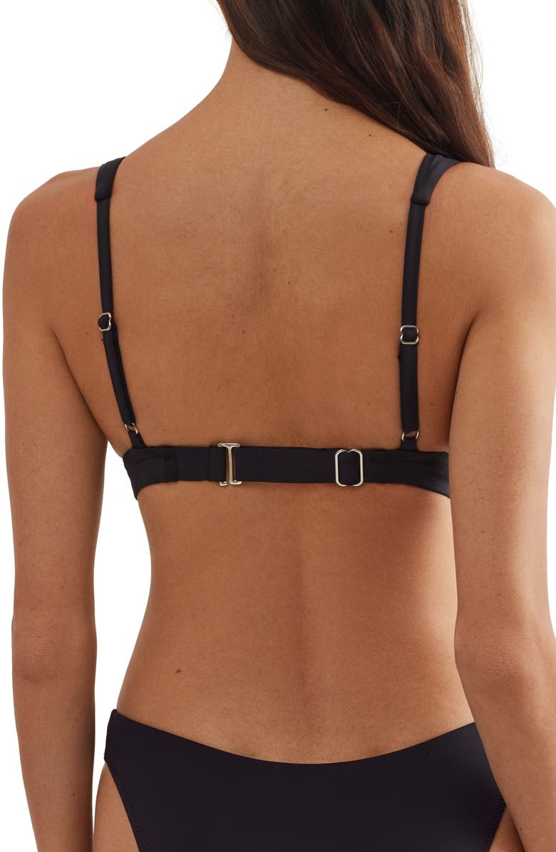 Polo Ralph Lauren V-Neck Bikini Top, Alternate, color, 