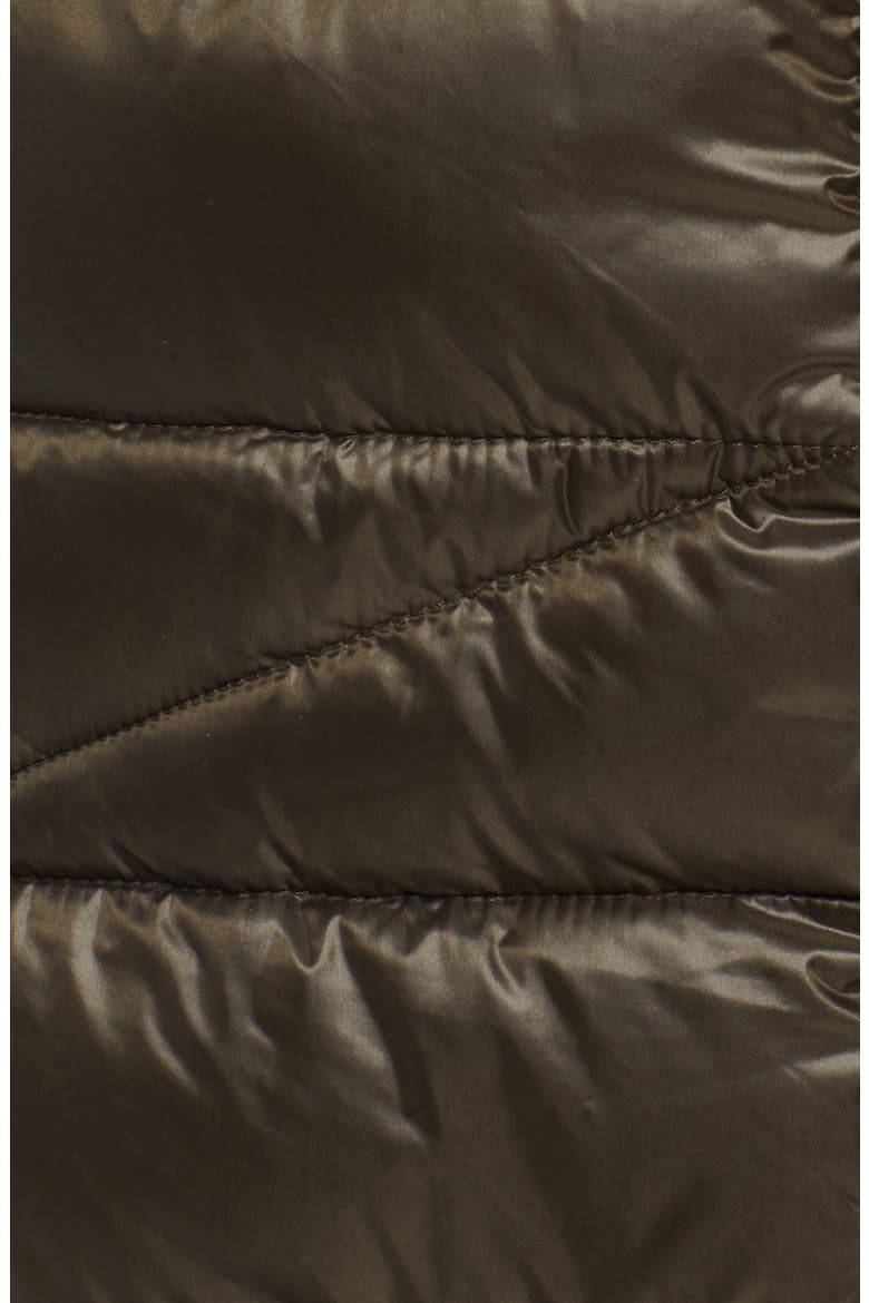Bib Hooded Walker Coat, Alternate, color, MINSK GREY