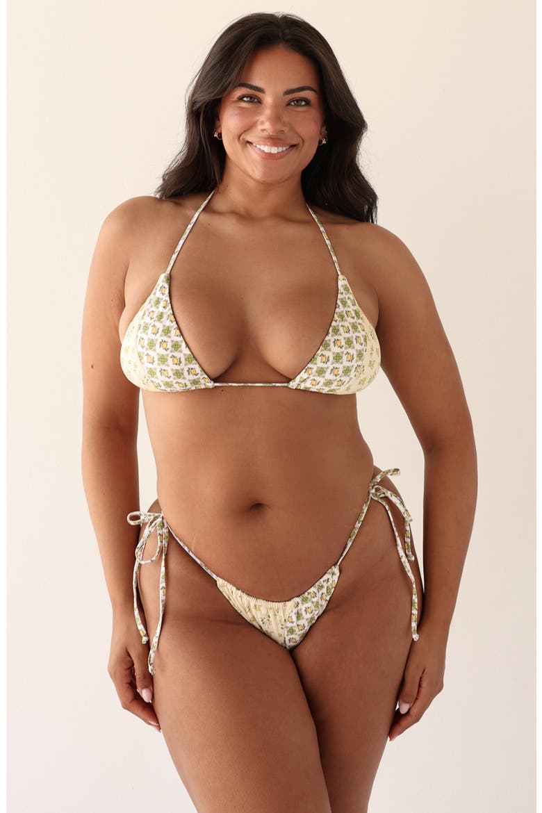 Ava Triangle Bikini Top, Alternate, color, Crete