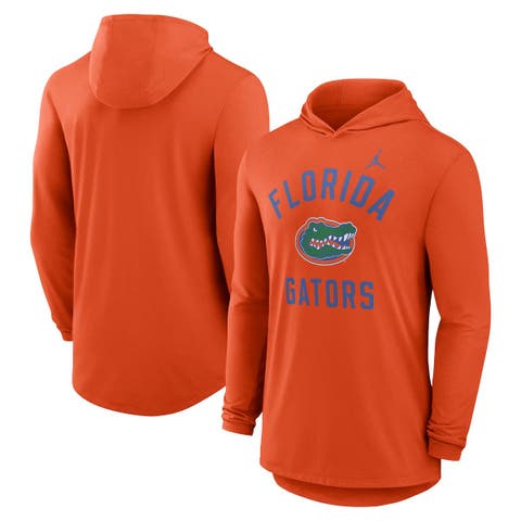 Men
s Jordan Brand Orange Florida Gators Classic Arch Tri-Blend Dri-FIT Long Sleeve Hoodie T-Shirt